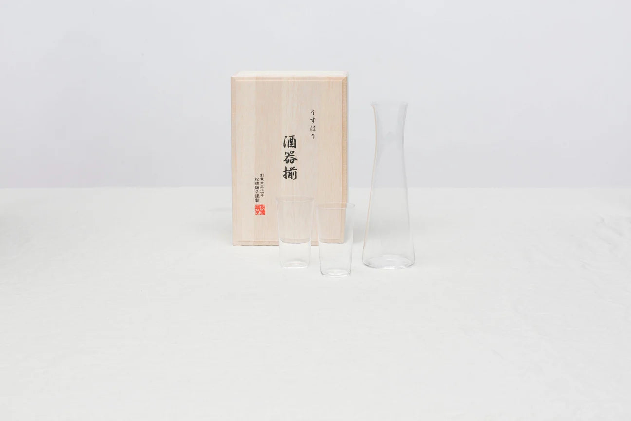 松徳硝子 酒器揃 / Sake set