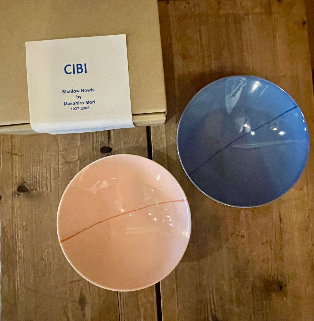 Shallow bowl gift box（2個セット: F-13,H-26） - CIBI TOKYO STORE