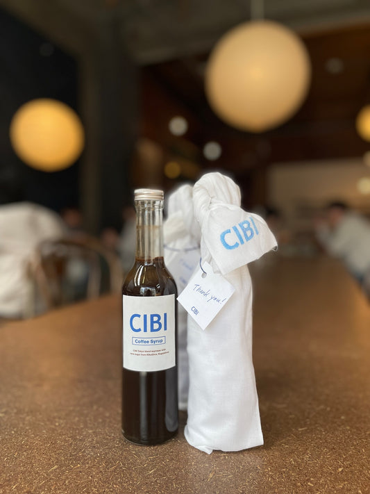 CIBI Coffee Syrup Big Size 340ml (サラシラッピングあり）