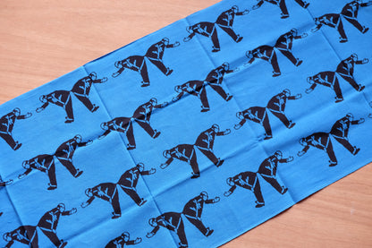 てぬぐい おじぎ部長 青 - CIBI TOKYO STORE