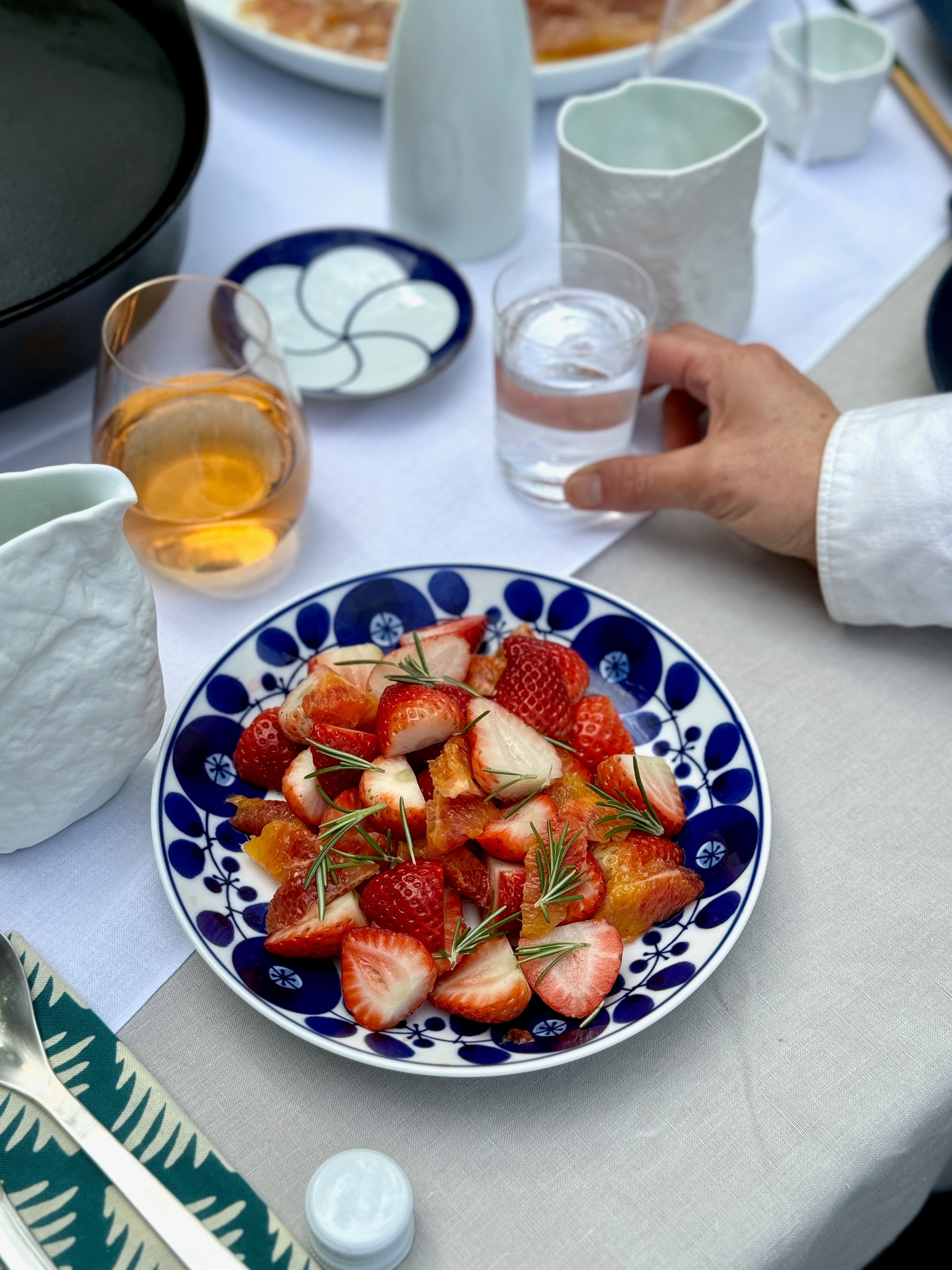 白山陶器 ブルームディナープレート ブーケ / Bloom Dinner Plate