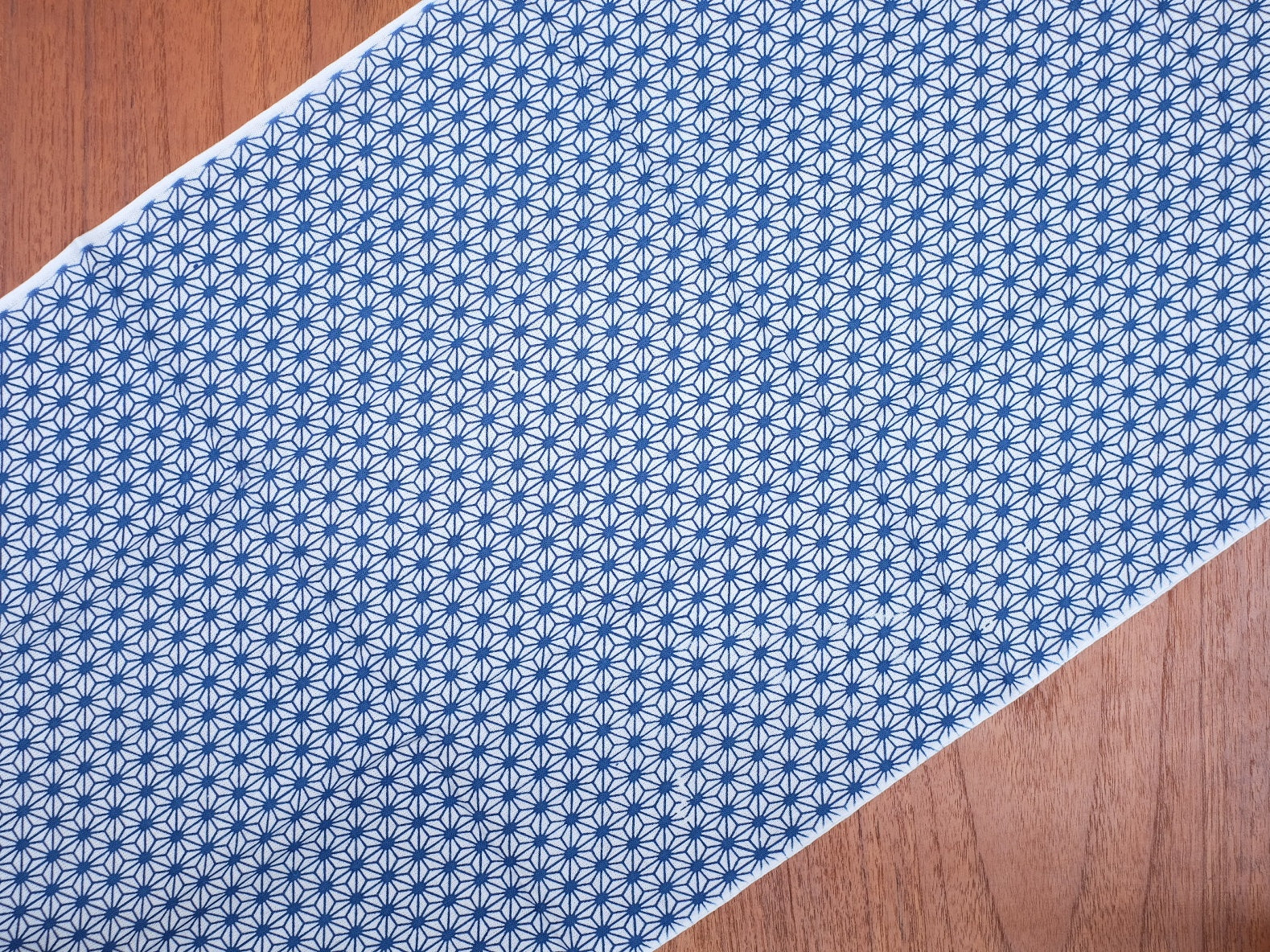 てぬぐい 麻の葉 小 青 - CIBI TOKYO STORE