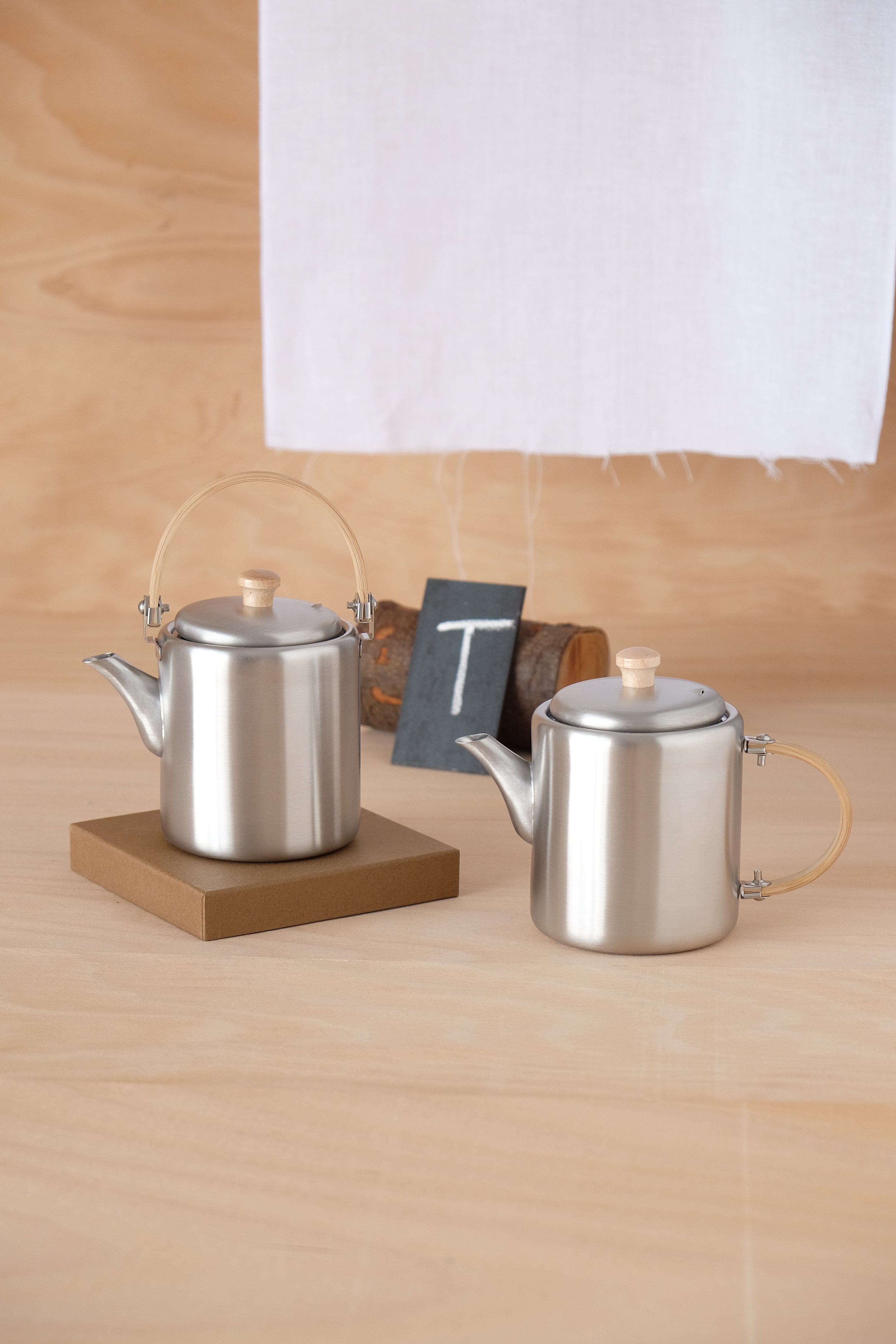 t*t様 60 原工房　alba 150 無垢　ウッド　ハンドメイド　キズあり 工房アイザワ ストレートポット / SS Tea pot – CIBI TOKYO STORE