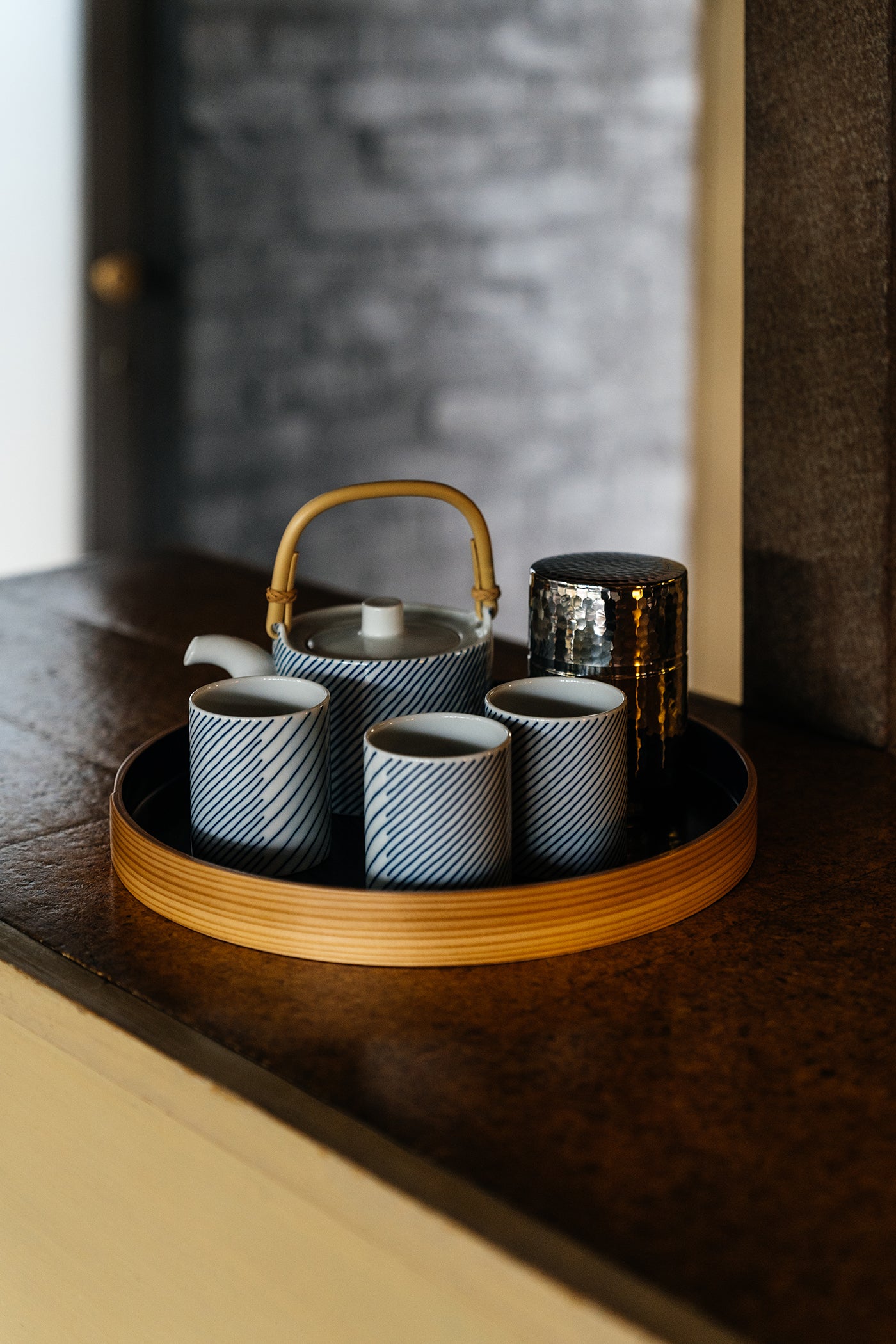 工房アイザワ 茶筒 槌目 / SS Tea canister