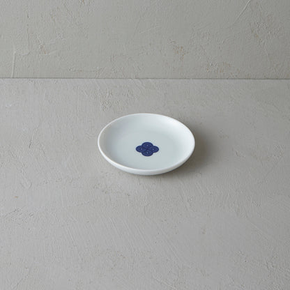 柳宗理 和食器シリーズ お皿　古白磁 染付紋・渦 / Sori Yanagi Plate