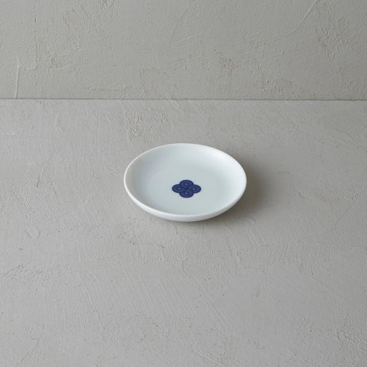 柳宗理 和食器シリーズ お皿　古白磁 染付紋・渦 / Sori Yanagi Plate