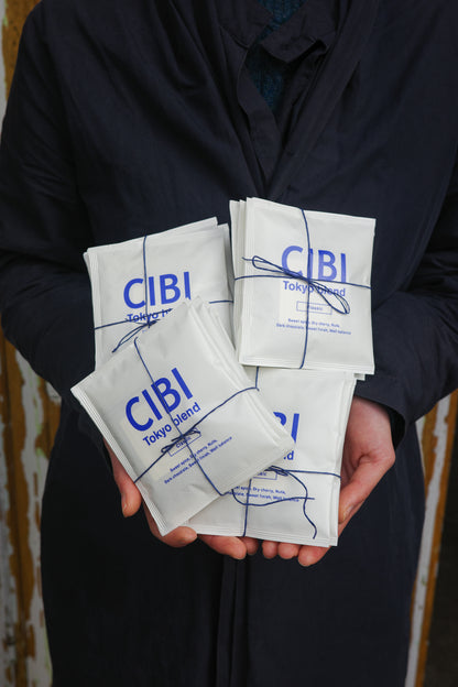 CIBI Tokyo blend ドリップバッグ with CIBI巾着 (5個入り) / Drip bag 5pcs with mini bag - CIBI TOKYO STORE