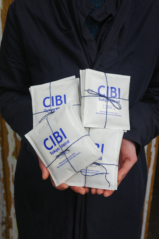 CIBI Tokyo blend ドリップバッグ with CIBI巾着 (5個入り) / Drip bag 5pcs with mini bag