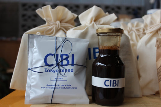 コーヒータイム (ドリップバッグ3枚, コーヒーシロップ, CIBI original cotton mini bag)