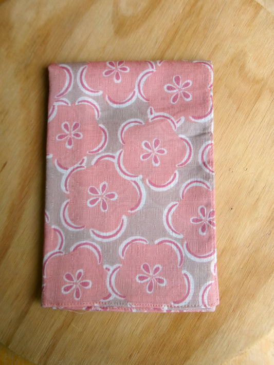 Fuwari cotton furoshiki wrapping cloth with plum blossom pattern by Kamawanu, medium size, traditional Japanese textile design