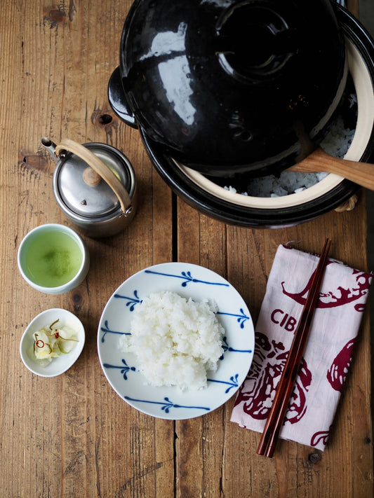 Kamawanu Tenugui CIBI / Osozai Vegetables (Pink)