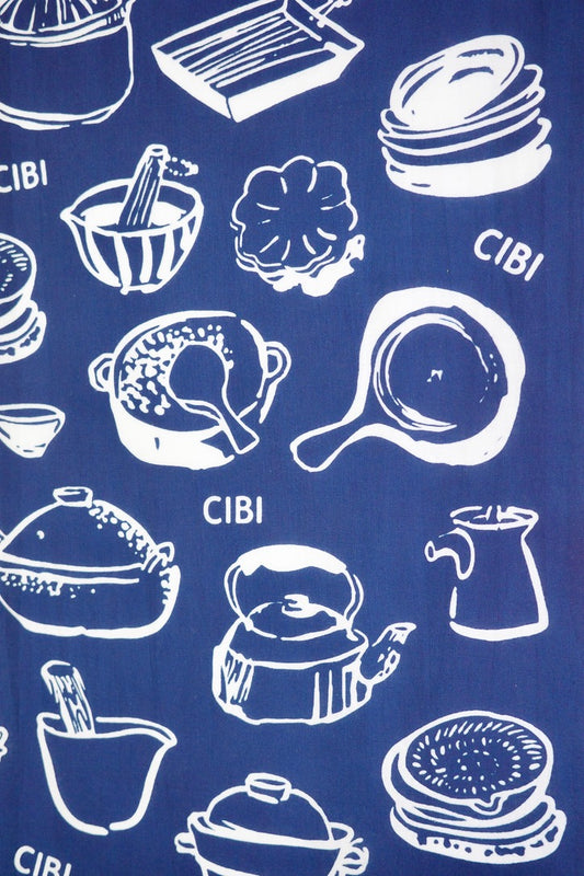 Kamawanu Tenugui CIBI / Osozai Kitchen Tools (Blue)