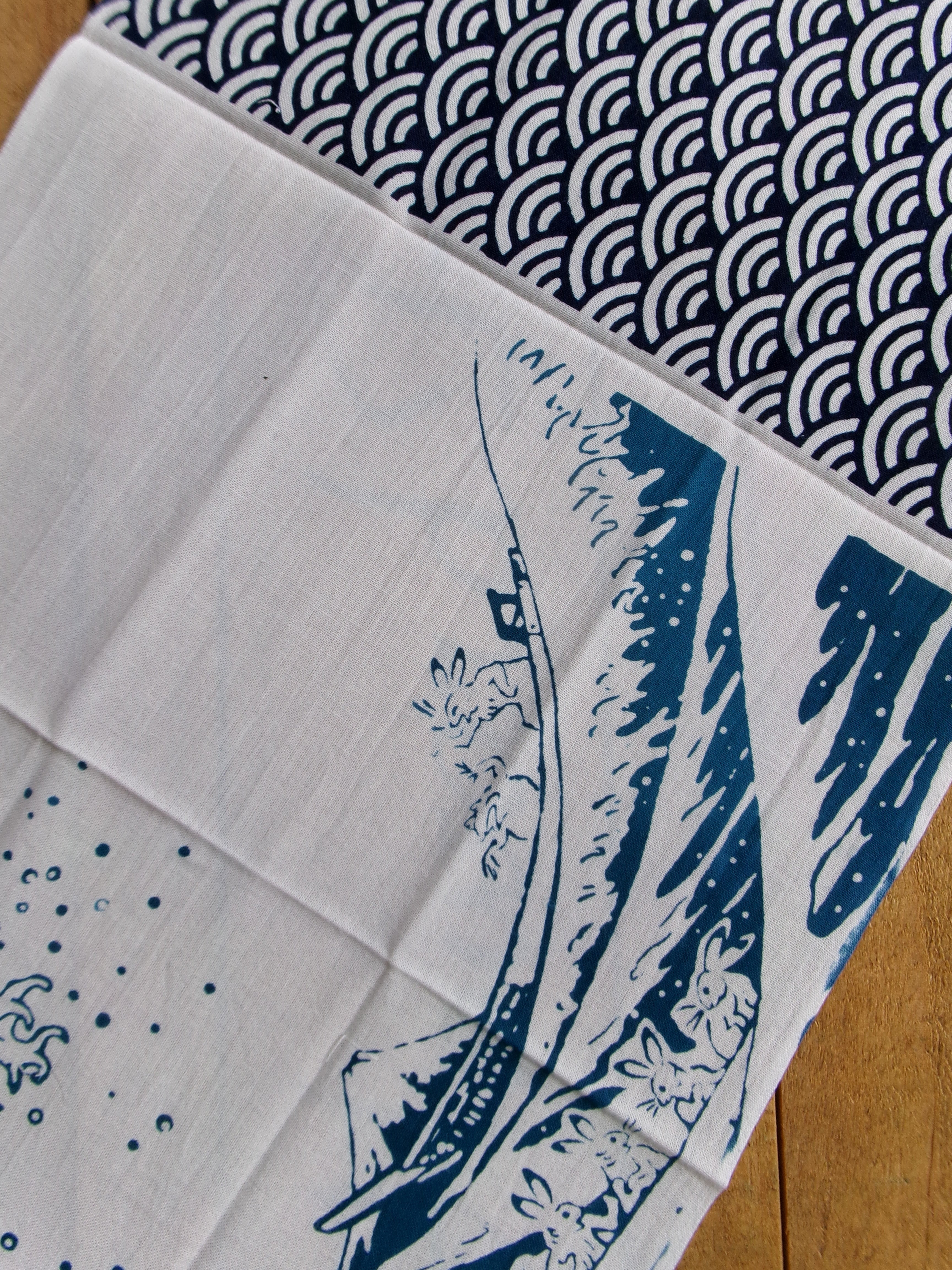 てぬぐい 鳥獣戯画 神奈川沖浪裏 – CIBI TOKYO STORE